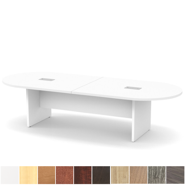 Performance 10' Oval Conference Table | 10 Colors | Power Ready