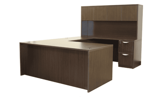 Ultra 6′ Double Pedestal U-Shape Desk