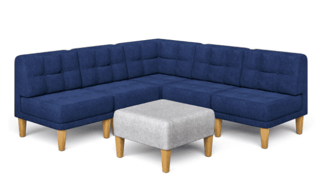 KOZE 5-Piece Modular L-Shaped Sofa