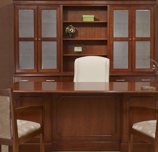 Jefferson 3-Piece XL Executive Desk Set