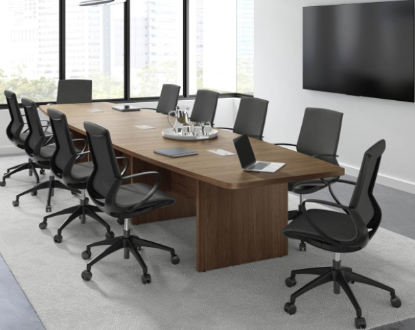 PL 14′ Boat Shaped Conference Table