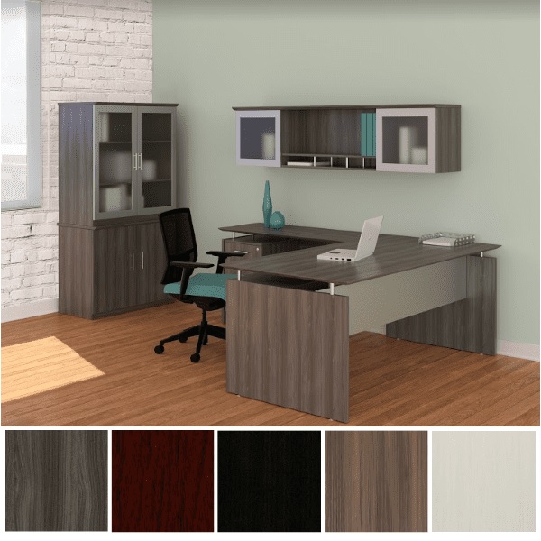 Medina™ Modern L-Shape Desk Suite