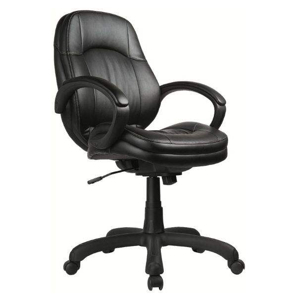 Presta Mid-Back Leather Task Chair