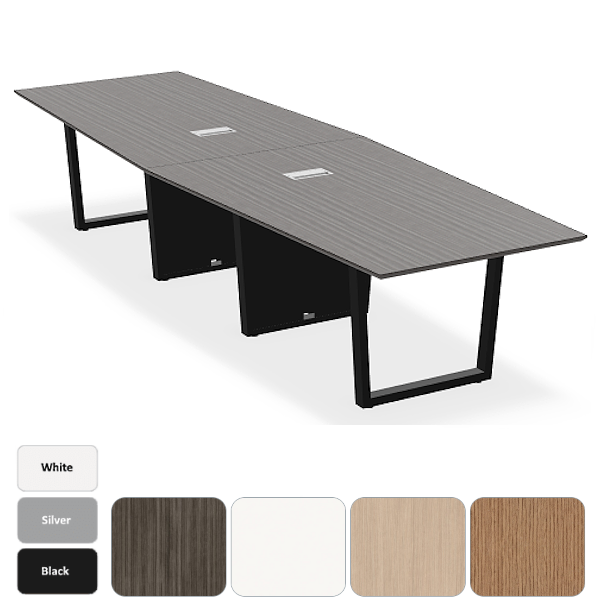 12' trapezoid shaped table