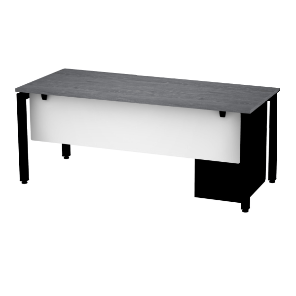 24"D Steel Desk with modesty panel