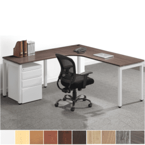 Steel Desk with Interior Work Surface