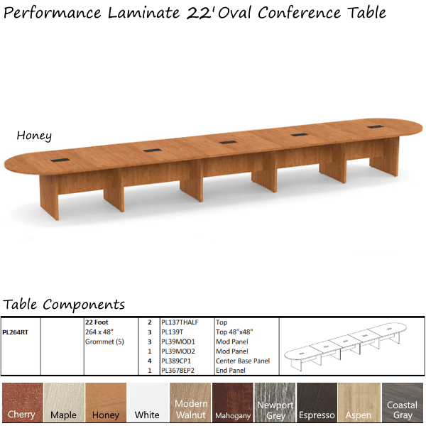 22' table