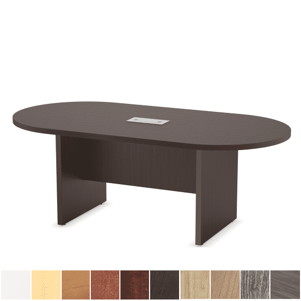 Performance Laminate 6' Oval Conference Table 10 Colors