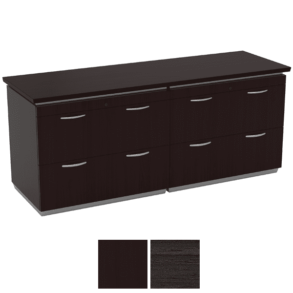 double lateral file credenza