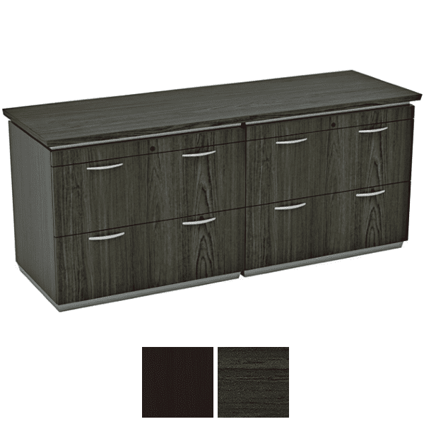 double lateral file credenza