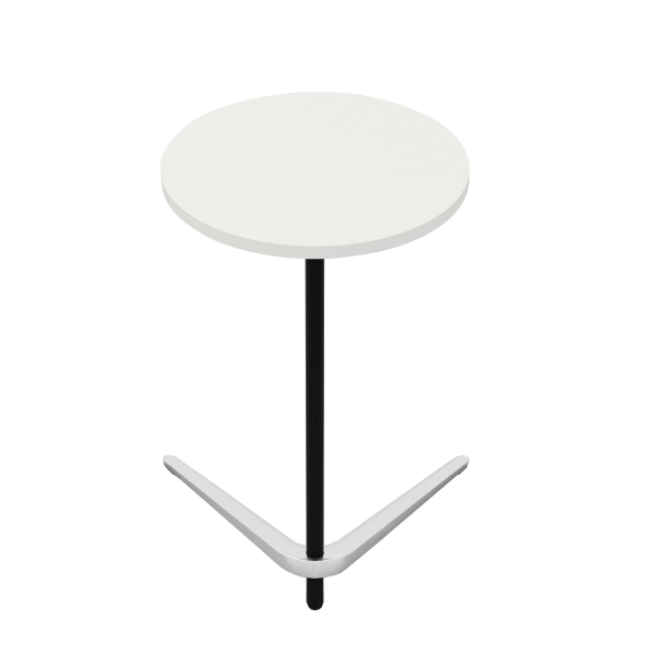 Modern White Round End Table Modern White Accent Table