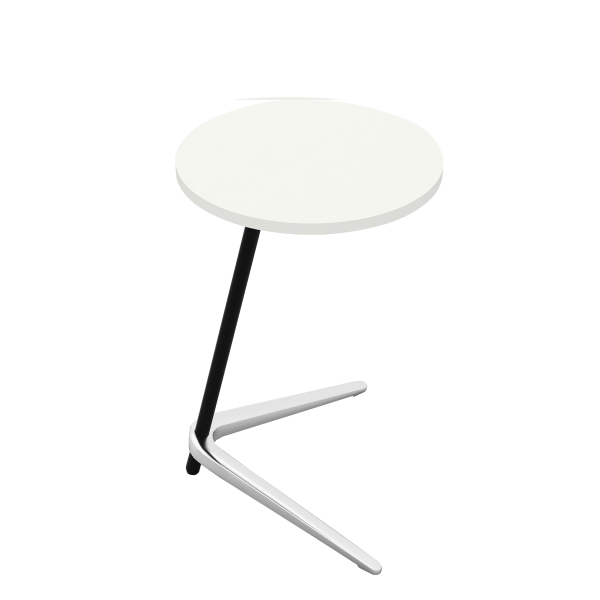Modern White Round End Table Modern White Accent Table