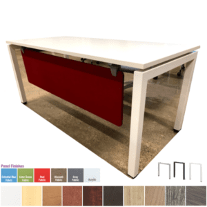 Fabric Modesty Panel Desk