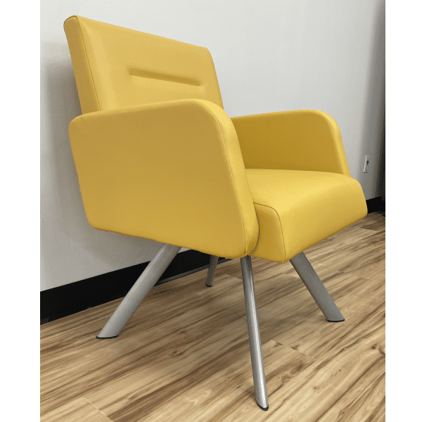 Willow Upholstered Guest Chair with Steel Legs