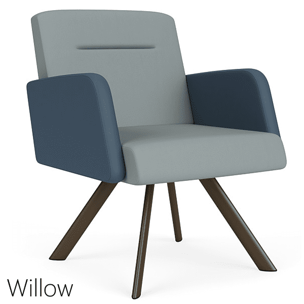 Willow Upholstered Vinyl Guest Chair 1K Textile Choices