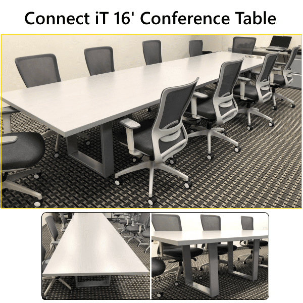16' Connect Table with Steel Legs