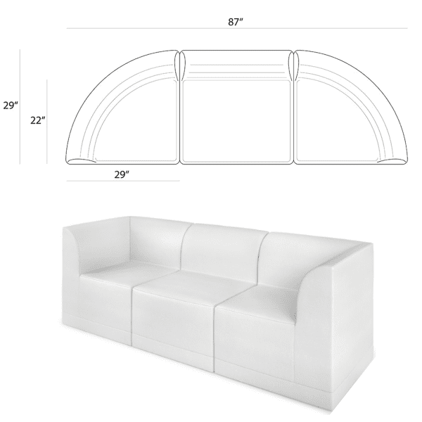 Modern Modular Sofa Dimensions