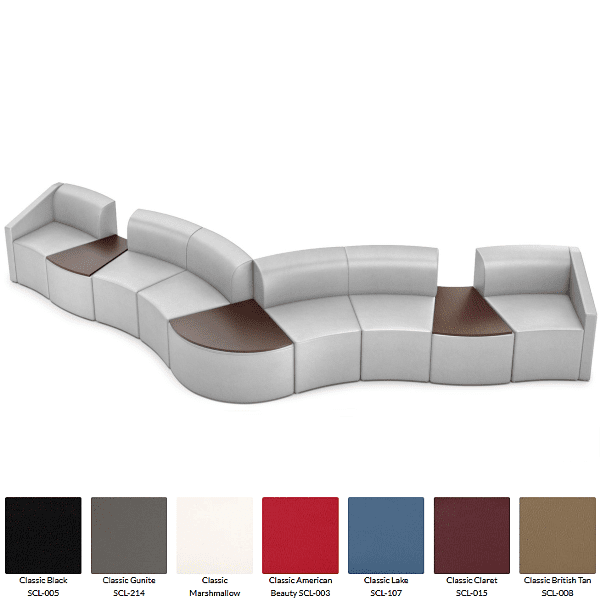 9-Piece Hospitality Seating - gray