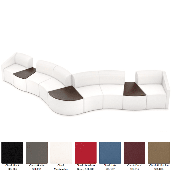 9-Piece Hospitality Seating - white