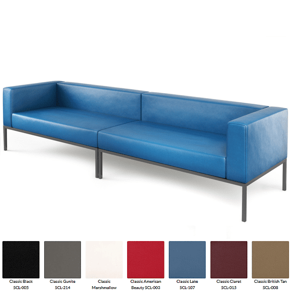 Extended Sofa for Break Rooms and Lounge Areas