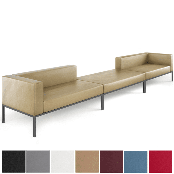 Modular Extra Long Sofa - 3-Piece Seating Set