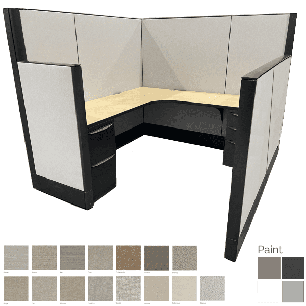 Used Cubicle in Dallas - New Fabric
