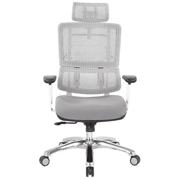 Vertical Mesh Task Chair with Headrest - Front