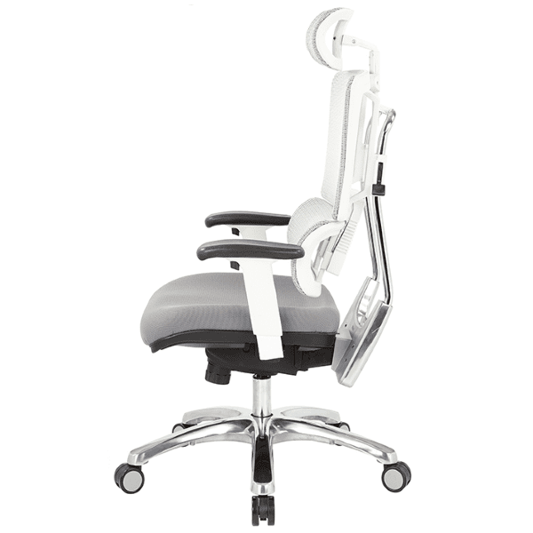 Vertical Mesh Task Chair with Headrest - side