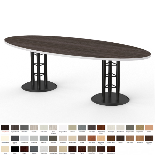 Special T oval conference table