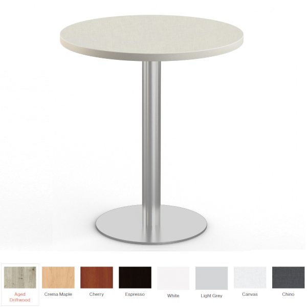 Canvas Round bar height table