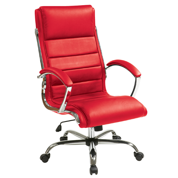 Red High Back Conference Chair