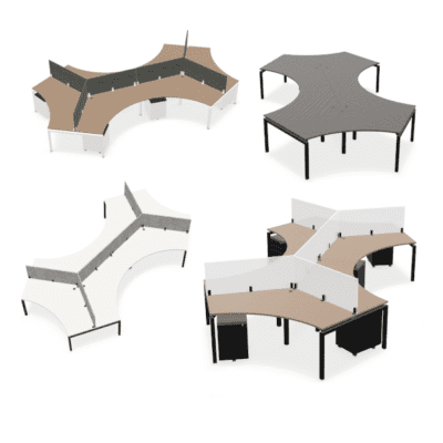 Blade Open Plan Workstations | Modular Office Team Desks