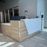 Custom Reception Desk - Deskmakers Overture