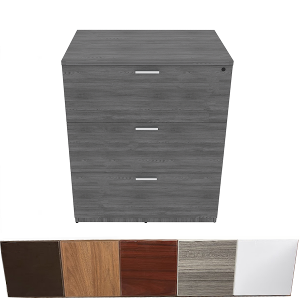 3-drawer lateral file
