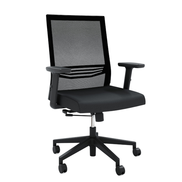 Oslo mesh back task chair with adjustable arms