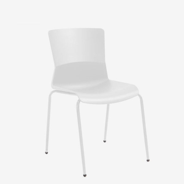 light gray chair with gray base