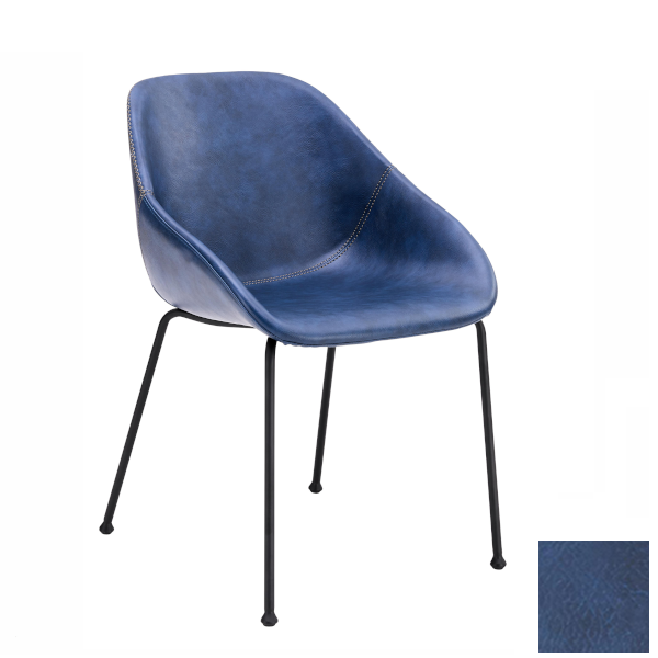 Corinna Side Chair - Dark Blue