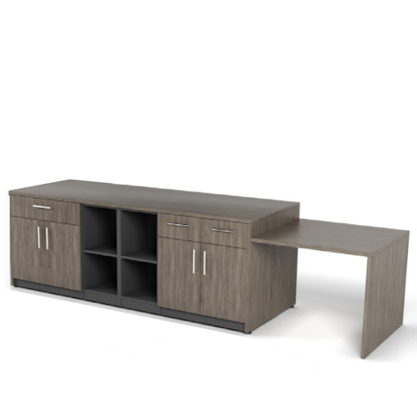 Storage Island with ADA Desk
