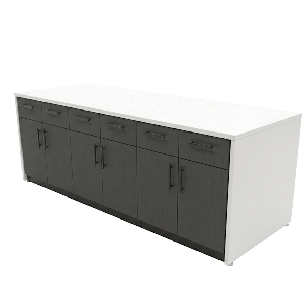 Counter Height Storage with Buffet Drawers