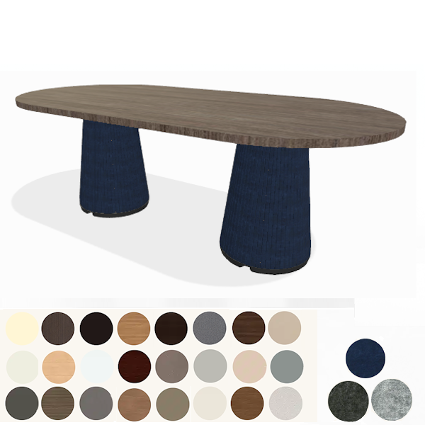 7' Acoustical Base Conference Table