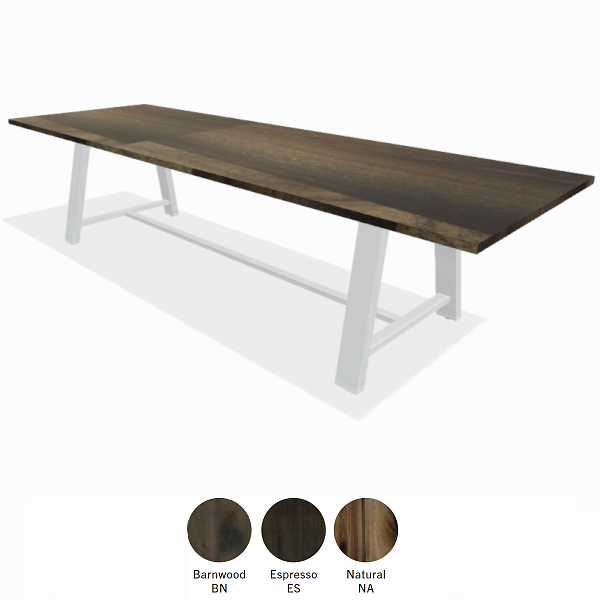 10' wood conference table
