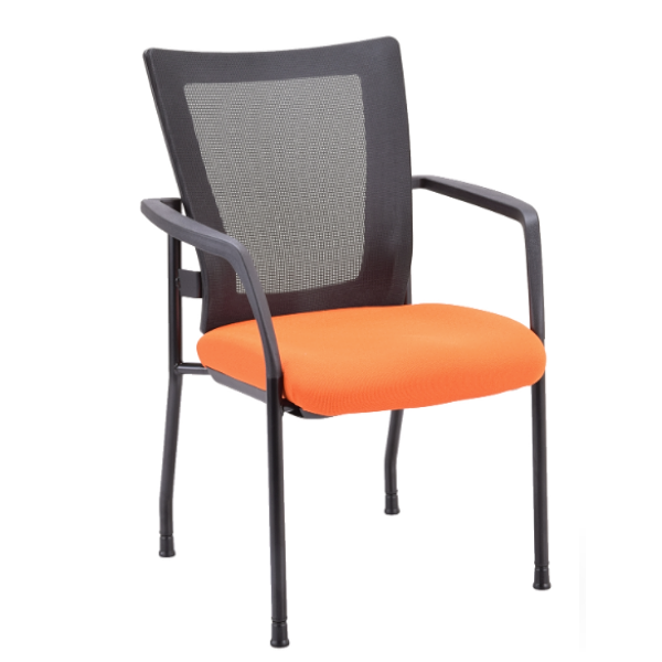 Mesh Back Stacking Chair - Fabric