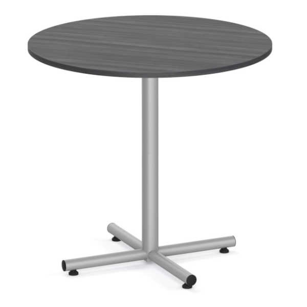 Silver Base Round Bar Table