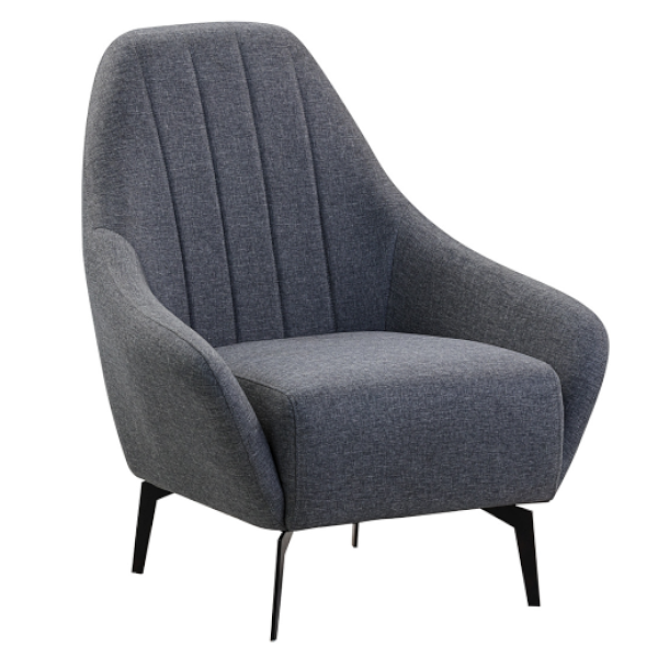 High Back Upholstered Accent Chair