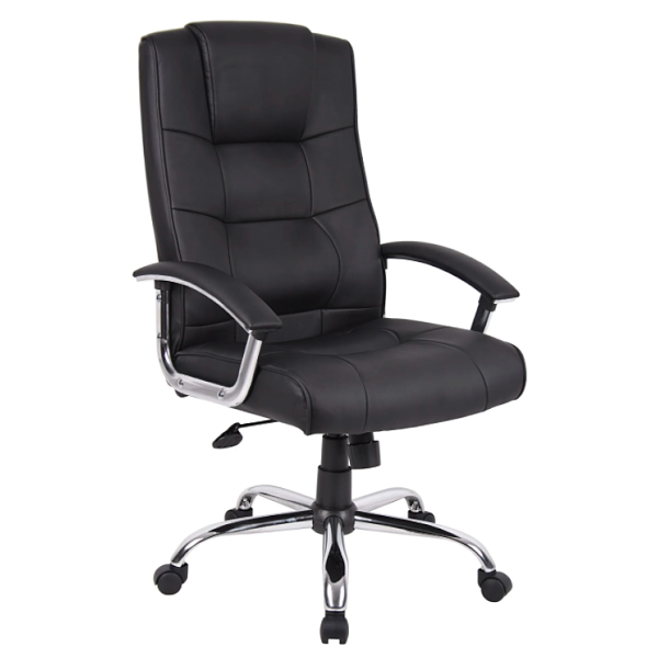 High Back Executive Chair with Chrome Frame