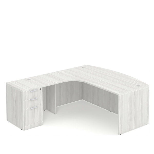 bow front interior curve l desk