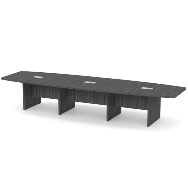 14' Boat Shaped Conference Table | AW Office Furniture