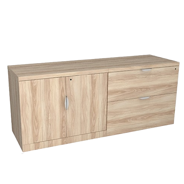 Hybrid Lateral File + Storage Cab - ELM lateral file storage credenza