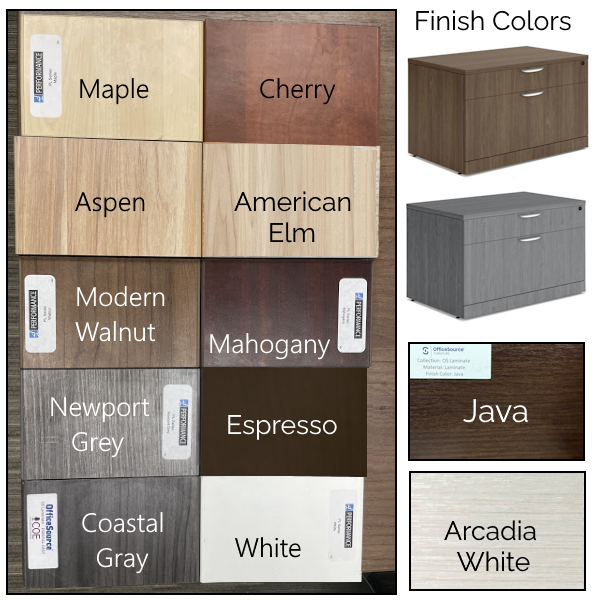 Low Box File Lateral File Cabinet Finishes low lateral files