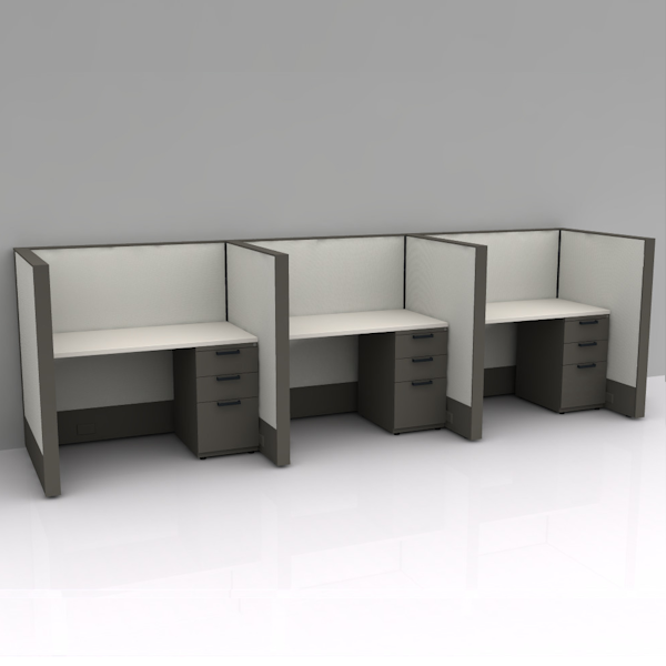 3-Person Cubicle